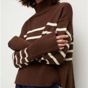 NWT Veronica Beard Lancetti Nautical-Stripe Sweater Small